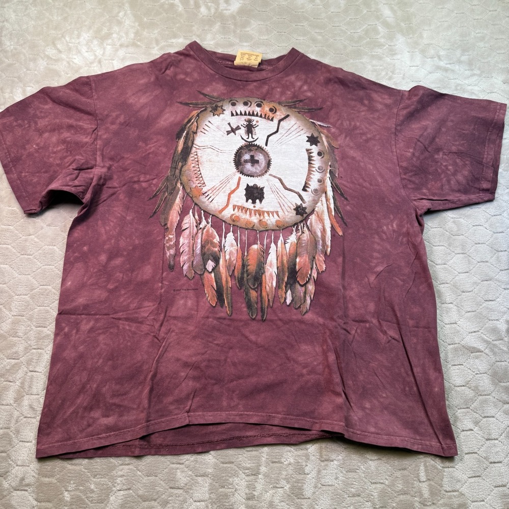 VTG 1997 The Mountain T Shirt Sz XXL Tie Dye Dream Catcher  Niagara Falls